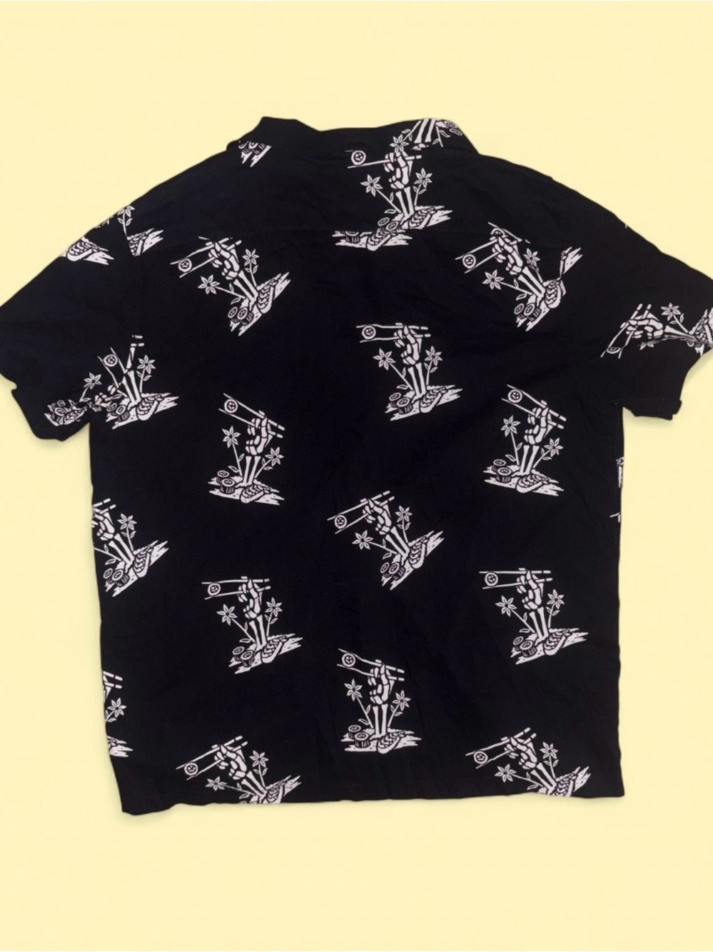 PYKNIC Skeleton Print Button Up Shirt NWT | Men’s 3XL Boutique - Picture 7 of 7